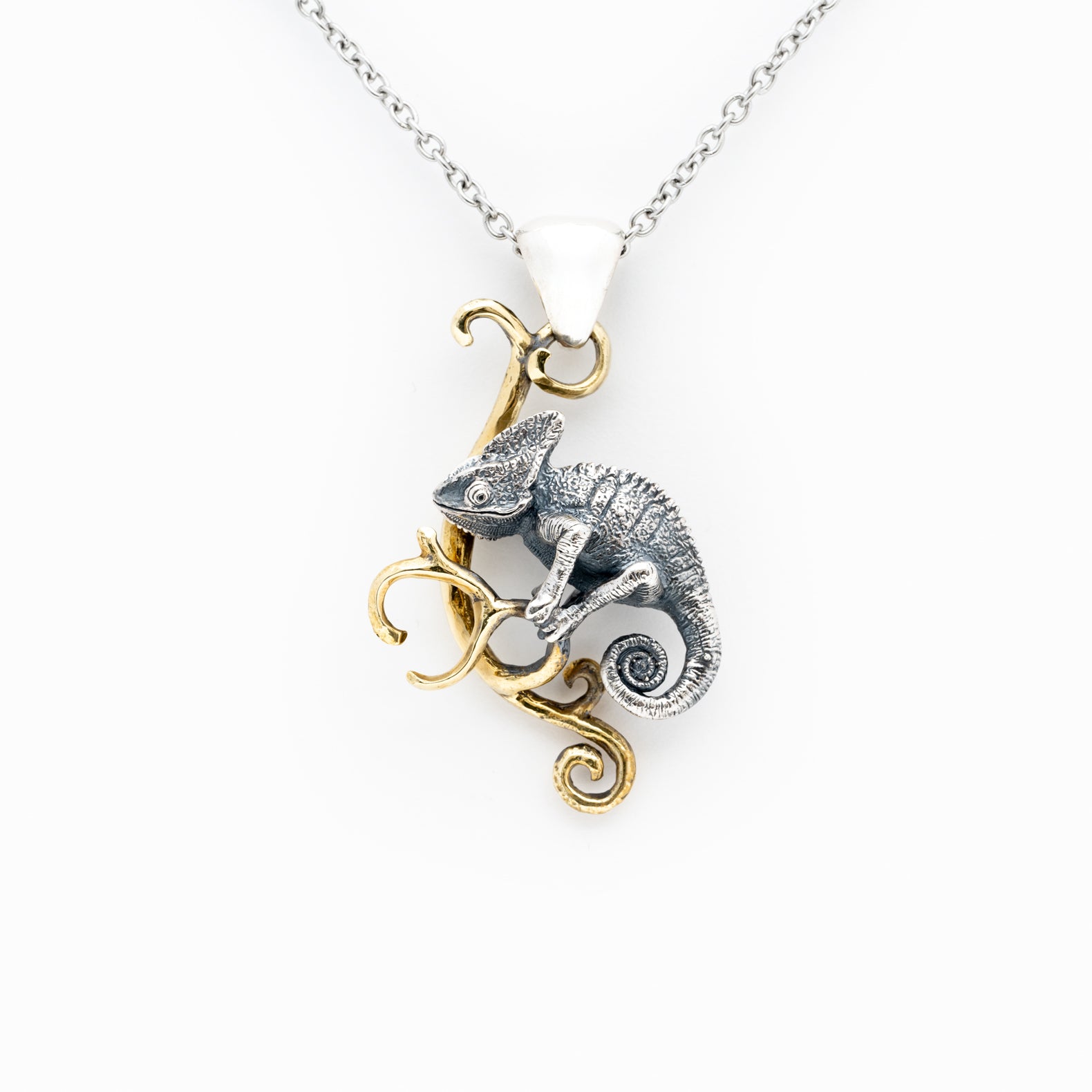Veiled Chameleon Pendant