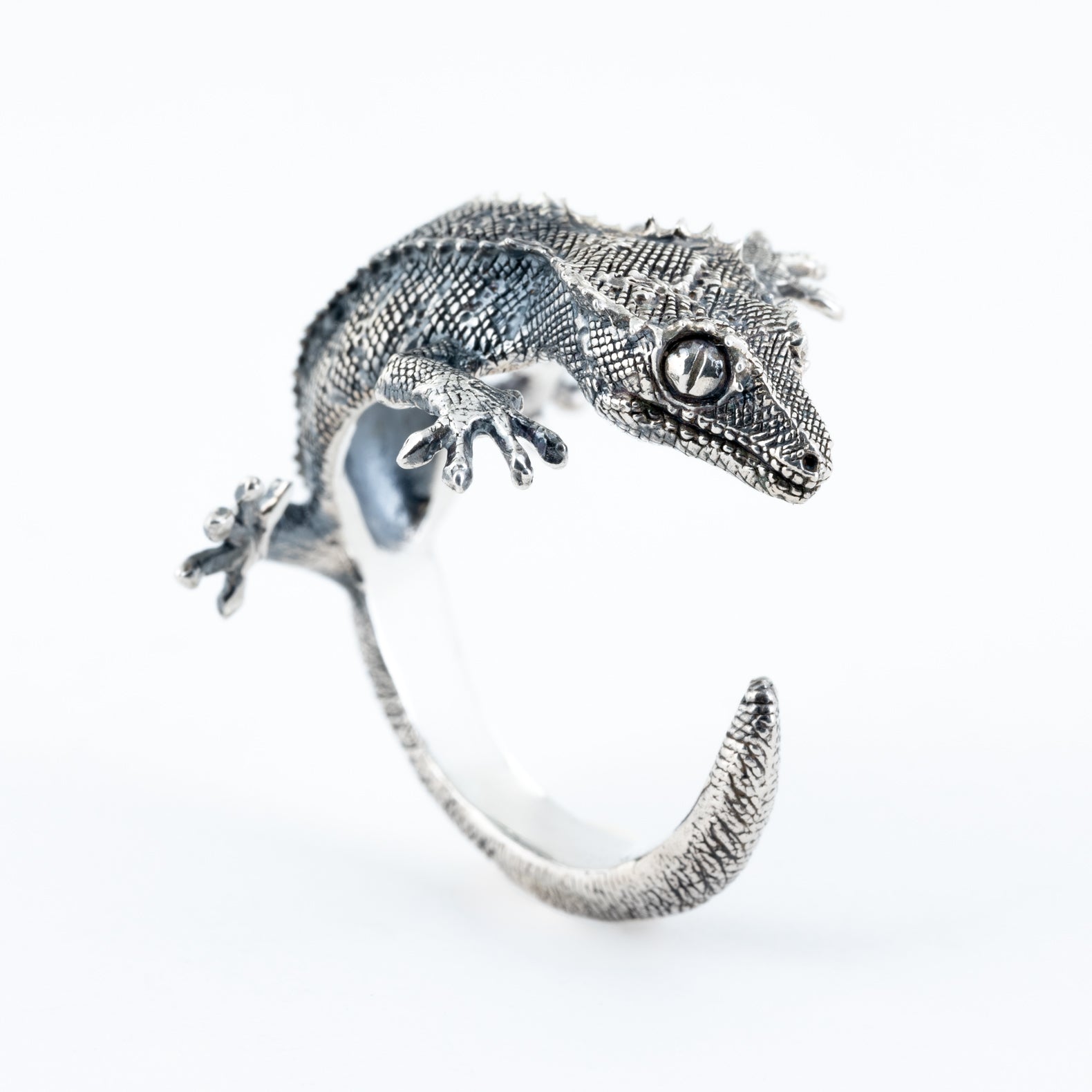Crested Gecko Ring