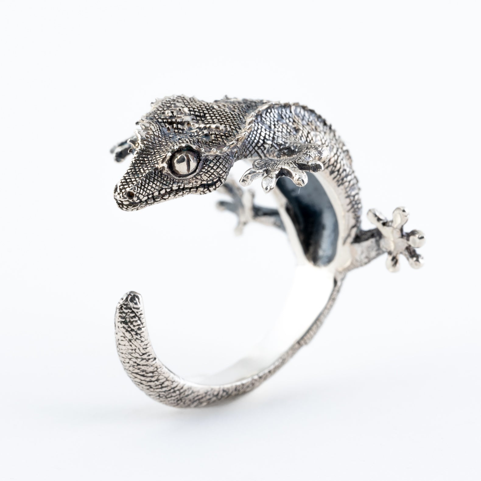 Crested Gecko Ring