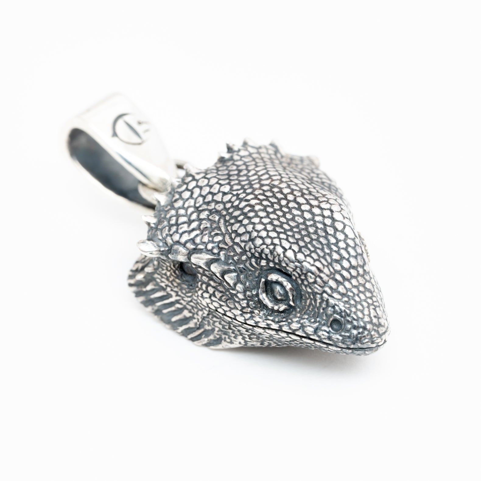 Bearded Dragon Head Pendant