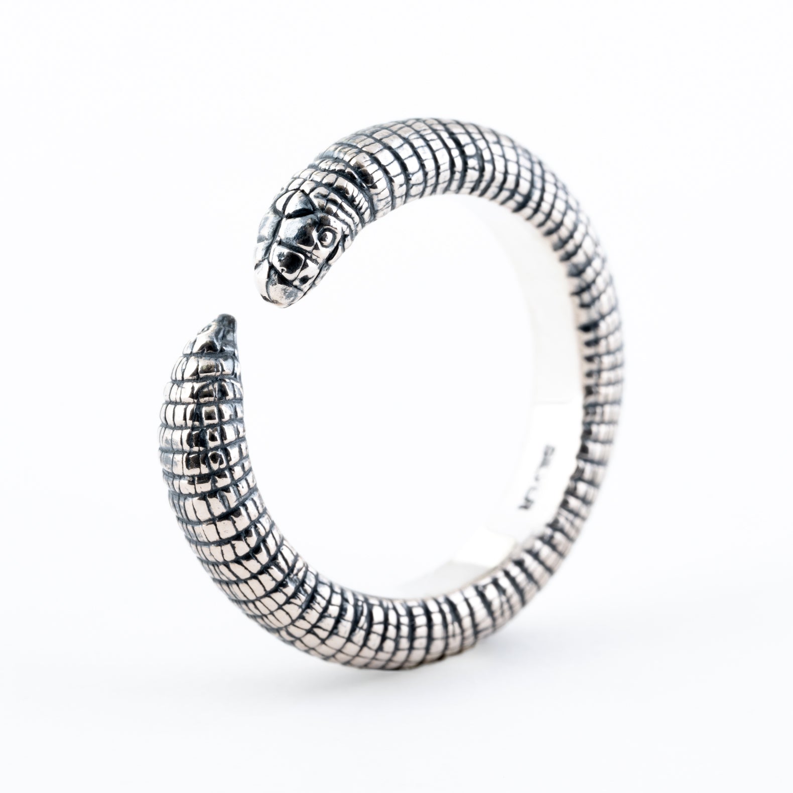 Checkerboard Worm Lizard Ring