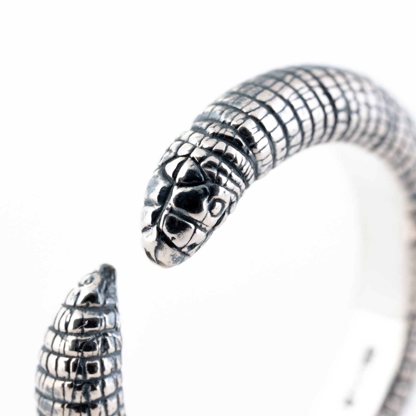 Checkerboard Worm Lizard Ring