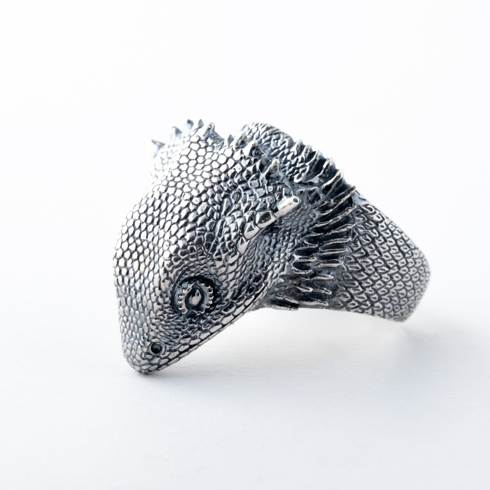 Bearded Dragon Head Ring