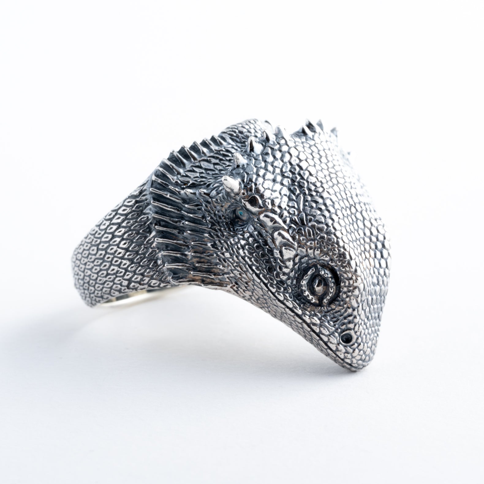 Bearded Dragon Head Ring